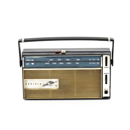 A.BSOLUMENT - Transistor Bluetooth Radiola Vintage 70’S